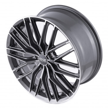 OZ RACING GRAN TURISMO HLT STAR GRAPHITE DIAMOND LIP