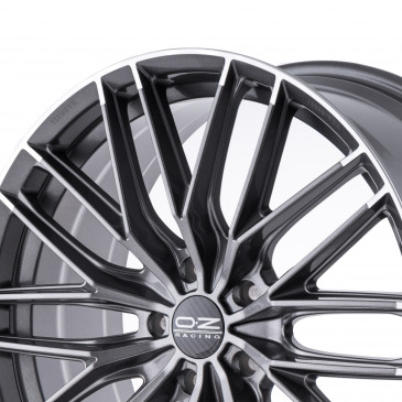 OZ RACING GRAN TURISMO HLT STAR GRAPHITE DIAMOND LIP