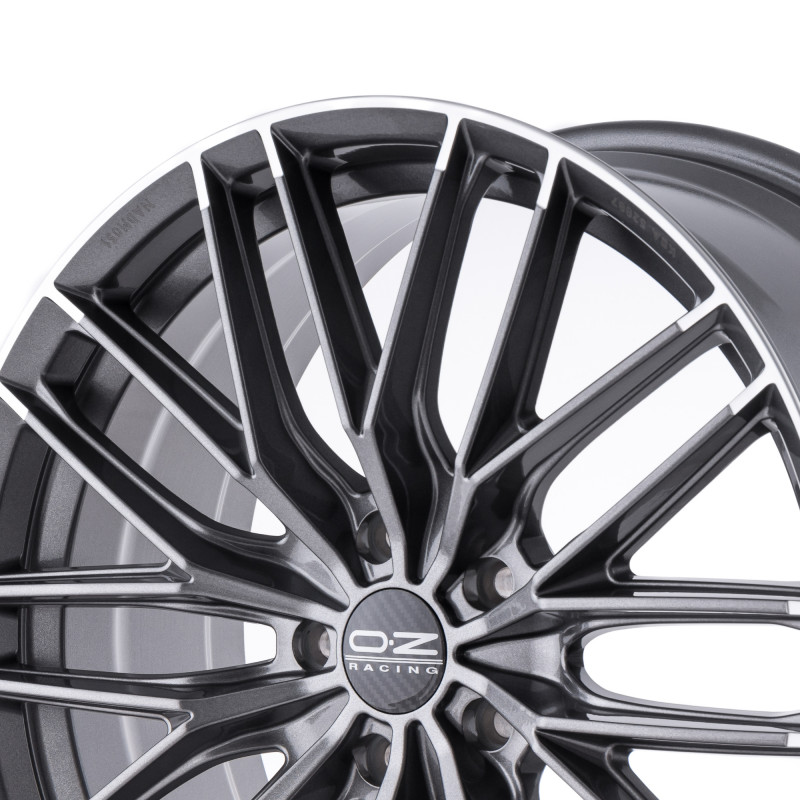 OZ RACING GRAN TURISMO HLT STAR GRAPHITE DIAMOND LIP