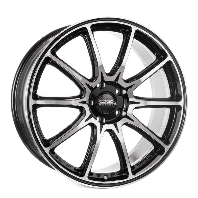 OZ RACING HYPER XT HLT GLOSS BLACK DIAMOND CUT