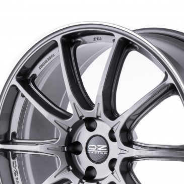 OZ RACING HYPER XT HLT STAR GRAPHITE DIAMOND LIP