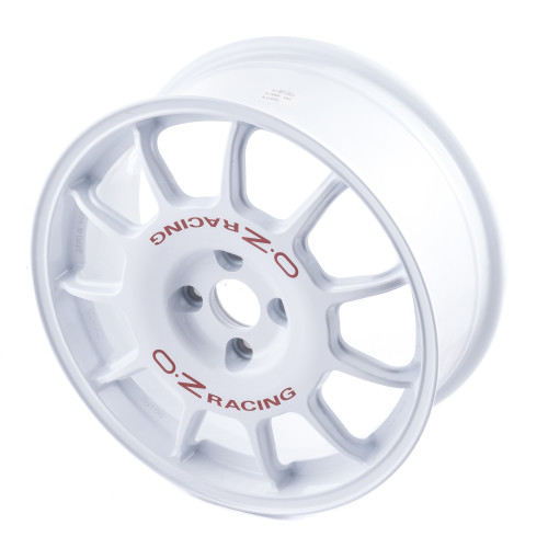 OZ RACING LEGGENDA RACE WHITE + RED LETTERING