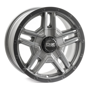 OZ RACING RALLY ADVENTURE MATT GRAPHITE + BLACK LIP