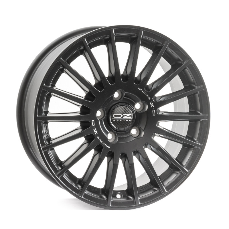 OZ RACING RALLY DESERT MATT BLACK + SILVER LETTERING