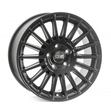 OZ RACING RALLY DESERT MATT BLACK + SILVER LETTERING