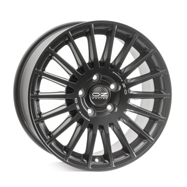 OZ RACING RALLY DESERT MATT BLACK + SILVER LETTERING