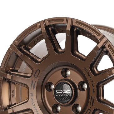 OZ RACING RALLY LEGEND MATT BRONZE + DARK LETTERING