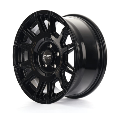 OZ RACING RALLY LEGEND GLOSS BLACK + DARK LETTERING