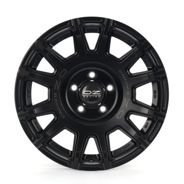 OZ RACING RALLY LEGEND MATT BLACK + DARK LETTERING