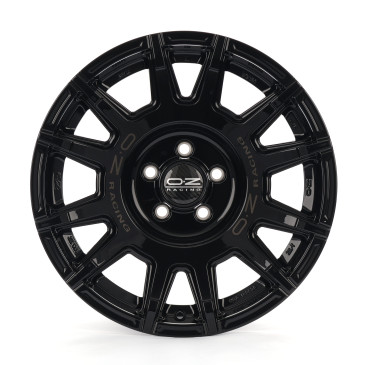 OZ RACING RALLY LEGEND GLOSS BLACK + DARK LETTERING