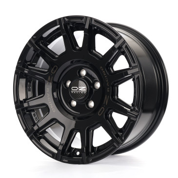 OZ RACING RALLY LEGEND GLOSS BLACK + DARK LETTERING