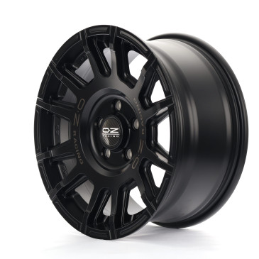 OZ RACING RALLY LEGEND MATT BLACK + DARK LETTERING