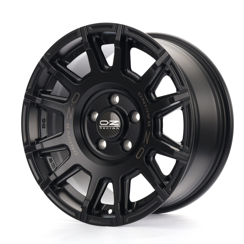 OZ RACING RALLY LEGEND MATT BLACK + DARK LETTERING