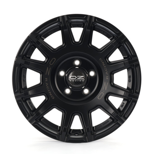 OZ RACING RALLY LEGEND MATT BLACK + DARK LETTERING