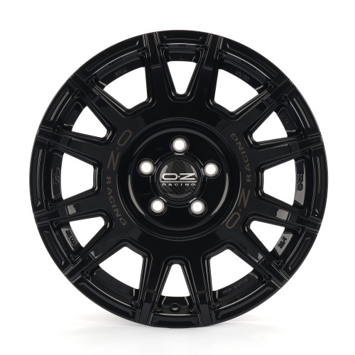 OZ RACING RALLY LEGEND GLOSS BLACK + DARK LETTERING