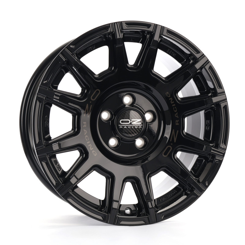 OZ RACING RALLY LEGEND GLOSS BLACK + DARK LETTERING
