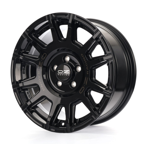 OZ RACING RALLY LEGEND GLOSS BLACK + DARK LETTERING