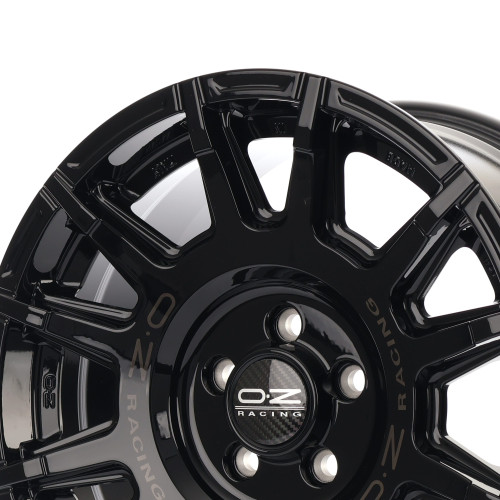 OZ RACING RALLY LEGEND GLOSS BLACK + DARK LETTERING