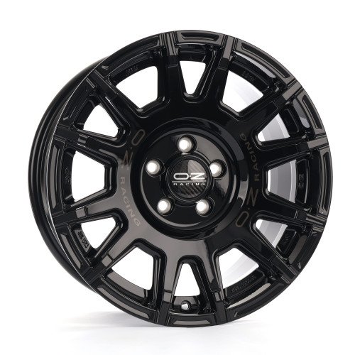 OZ RACING RALLY LEGEND GLOSS BLACK + DARK LETTERING