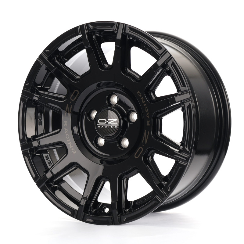 OZ RACING RALLY LEGEND GLOSS BLACK + DARK LETTERING