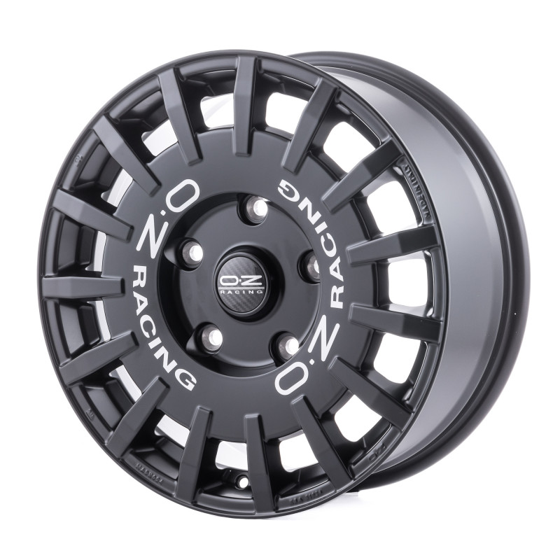 OZ RACING RALLY RACING VAN matt black + lettering argent | velonity.fr