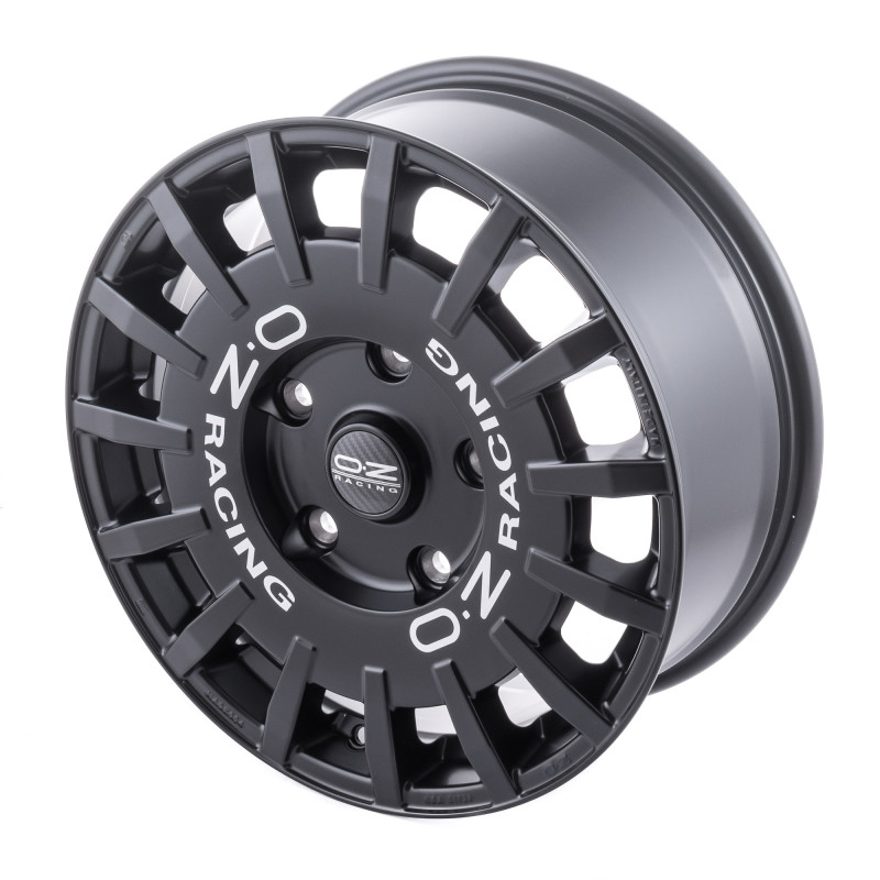 OZ RACING RALLY RACING VAN matt black + lettering argent | velonity.fr