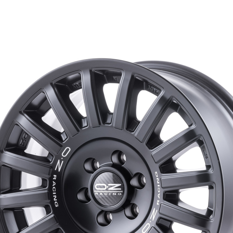 OZ RACING RALLY RAID matt black   silver lettering | velonity.com