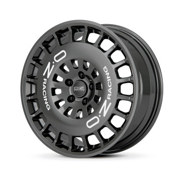 OZ RACING RR40 HYPER TITATNIUM + SILVER LETTERING