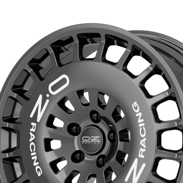 OZ RACING RR40 HYPER TITATNIUM + SILVER LETTERING