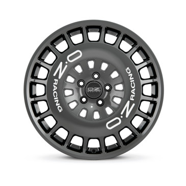 OZ RACING RR40 HYPER TITATNIUM + SILVER LETTERING