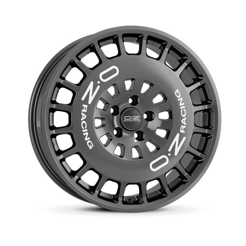 OZ RACING RR40 HYPER TITATNIUM + SILVER LETTERING