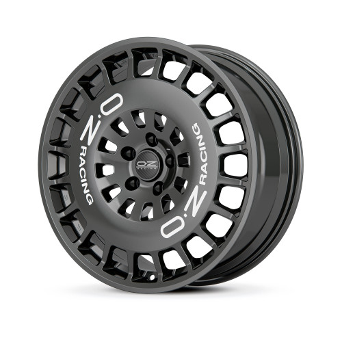 OZ RACING RR40 HYPER TITATNIUM + SILVER LETTERING