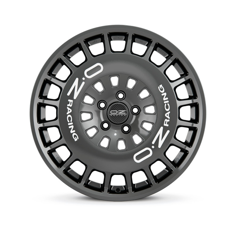 OZ RACING RR40 HYPER TITATNIUM + SILVER LETTERING