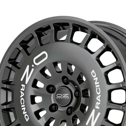OZ RACING RR40 HYPER TITATNIUM + SILVER LETTERING