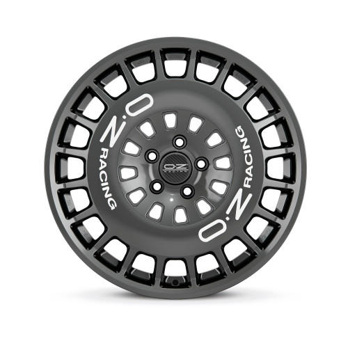 OZ RACING RR40 HYPER TITATNIUM + SILVER LETTERING