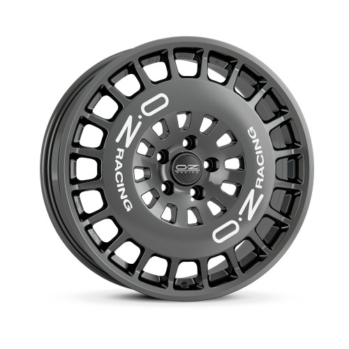 OZ RACING RR40 HYPER TITATNIUM + SILVER LETTERING