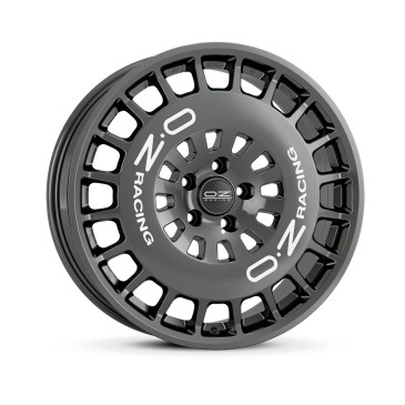 OZ RACING RR40 HYPER TITATNIUM + SILVER LETTERING