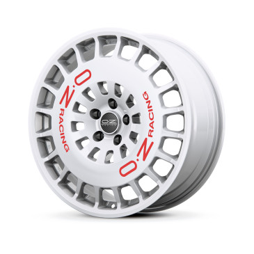 OZ RACING RR40 RACE WHITE + RED LETTERING