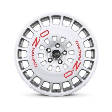 OZ RACING RR40 RACE WHITE + RED LETTERING