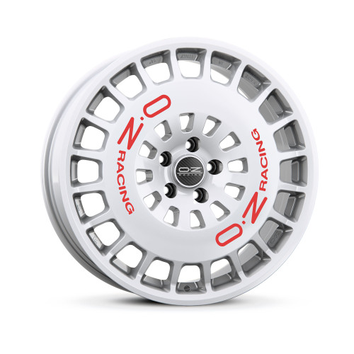 OZ RACING RR40 RACE WHITE + RED LETTERING