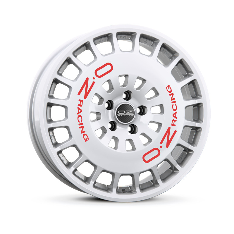 OZ RACING RR40 RACE WHITE + RED LETTERING