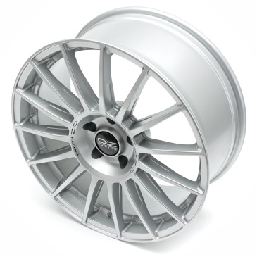 OZ RACING SUPERTURISMO DAKAR MATT RACE SILVER + BLACK LETTER.