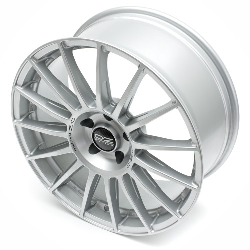OZ RACING SUPERTURISMO DAKAR MATT RACE SILVER + BLACK LETTER.