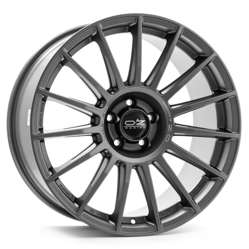 OZ RACING SUPERTURISMO DAKAR MATT GRAPHITE + SILVER LETTERING