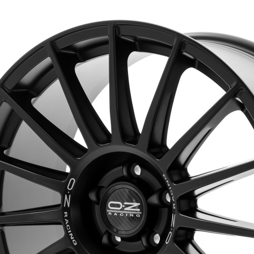 OZ RACING SUPERTURISMO DAKAR MATT BLACK + SILVER LETTERING