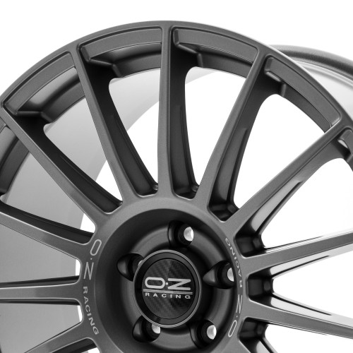 OZ RACING SUPERTURISMO DAKAR MATT GRAPHITE + SILVER LETTERING