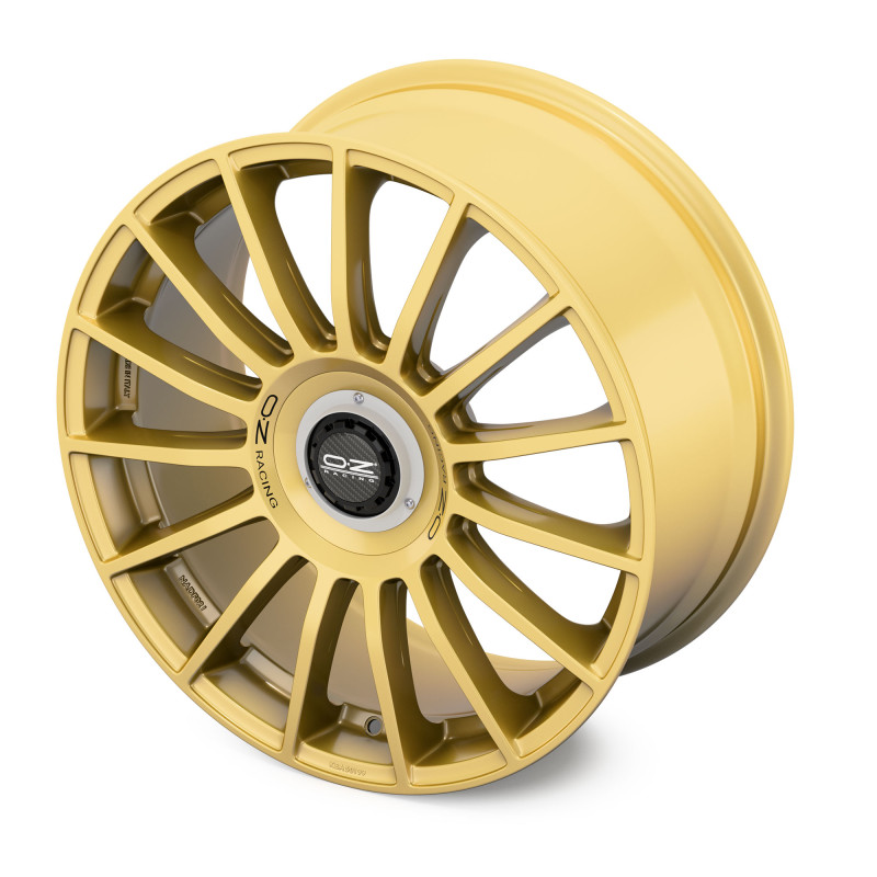 OZ RACING SUPERTURISMO EVOLUZIONE RACE GOLD + BLACK LETTERING
