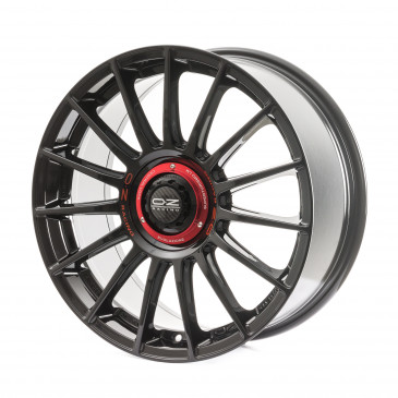 OZ RACING SUPERTURISMO EVOLUZIONE GLOSS BLACK + RED LETTERING