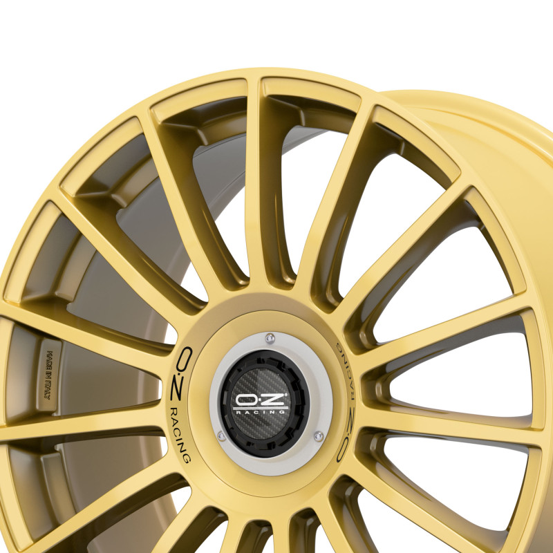 OZ RACING SUPERTURISMO EVOLUZIONE RACE GOLD + BLACK LETTERING