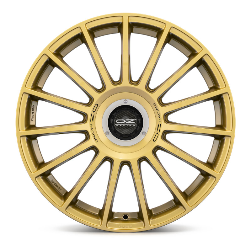 OZ RACING SUPERTURISMO EVOLUZIONE RACE GOLD + BLACK LETTERING